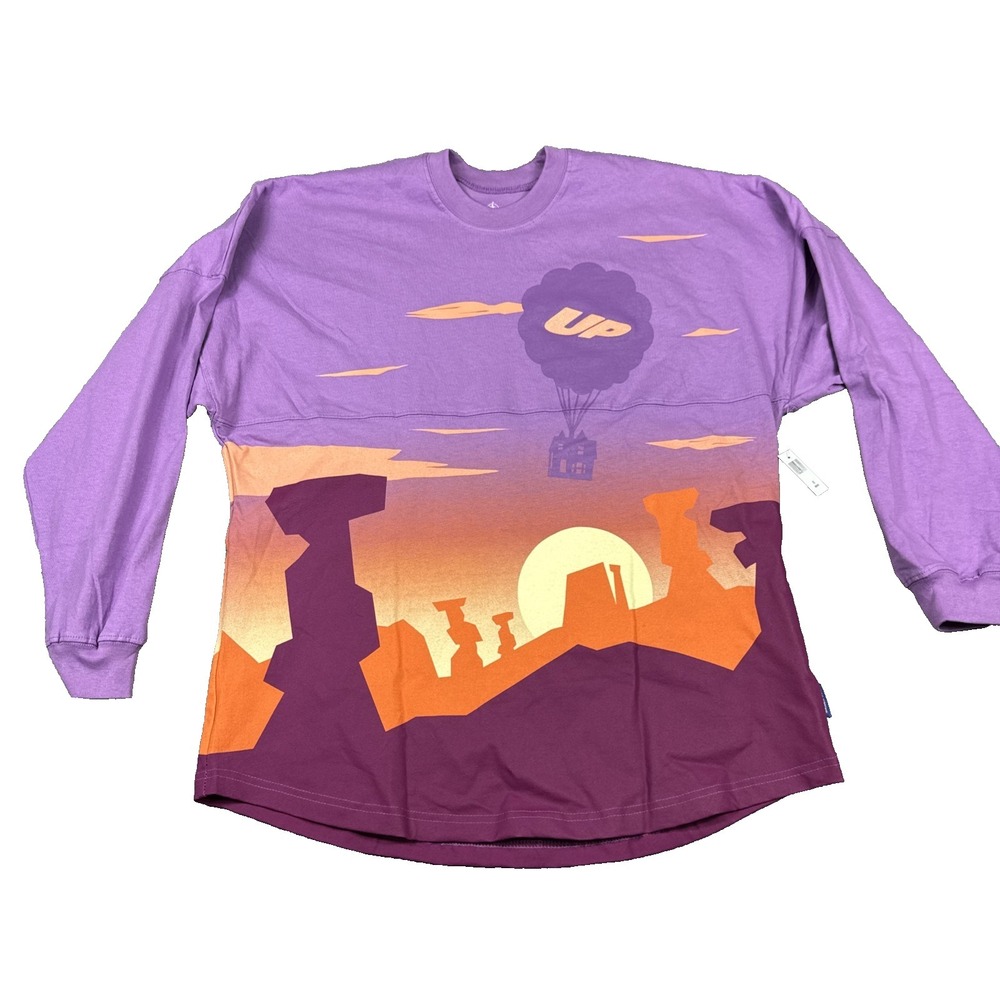 Disney Pixar Up Spirit Jersey Paradise Falls Screen Art‎ Adult Medium NEW
